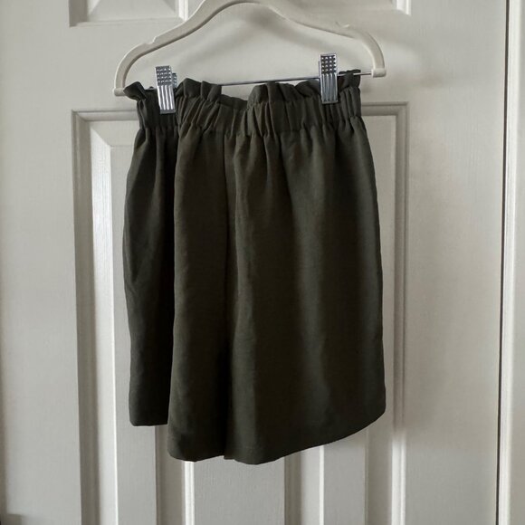 Moon and Stars Girls Olive Green Elastic Waist Shorts Size S Small 7-8 New - Picture 7 of 7